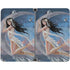 Fairy on Moon with Birds by Nene Thomas Surface Duo Skin