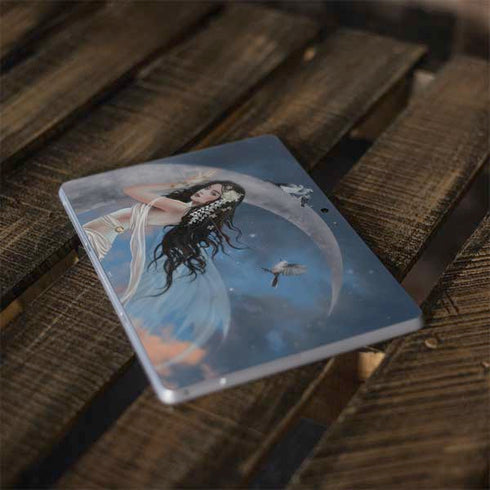 Fairy on Moon with Birds by Nene Thomas Surface Go Skin