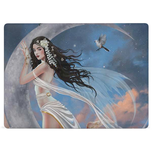 Fairy on Moon with Birds by Nene Thomas Surface Laptop 3 13.5in Skin
