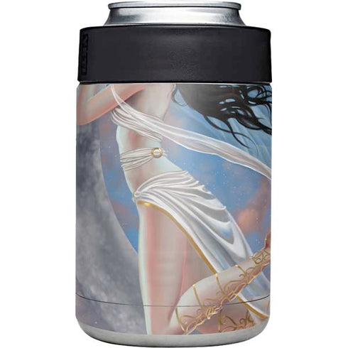 Fairy on Moon with Birds by Nene Thomas Yeti Colster Can Insulator Skin