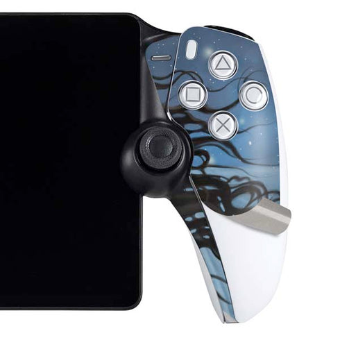 Fairy on Moon with Birds by Nene Thomas PlayStation Portal Remote Player Skin