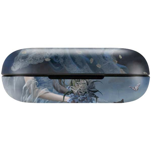 Fairy with Black Cat Sitting on Moon by Nene Thomas Amazon Echo Buds Skin