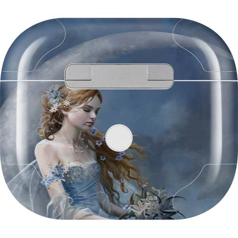 Fairy with Black Cat Sitting on Moon by Nene Thomas Apple AirPods (3rd Gen 2021) Skin