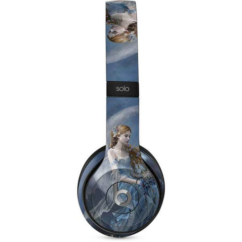 Fairy with Black Cat Sitting on Moon by Nene Thomas Beats Solo 2 Wired Skin