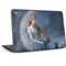 Fairy with Black Cat Sitting on Moon by Nene Thomas HP Chromebook Skin