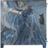 Fairy with Black Cat Sitting on Moon by Nene Thomas Corsair 4000D Tempered Glass Mid-Tower ATX Case Skin