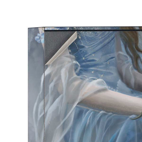 Fairy with Black Cat Sitting on Moon by Nene Thomas Corsair 4000D Tempered Glass Mid-Tower ATX Case Skin