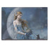 Fairy with Black Cat Sitting on Moon by Nene Thomas HP Envy Skin