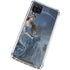 Fairy with Black Cat Sitting on Moon by Nene Thomas Galaxy A12 Clear Case