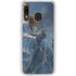 Fairy with Black Cat Sitting on Moon by Nene Thomas Galaxy A20 Clear Case