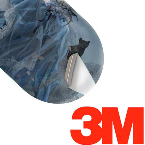 Fairy with Black Cat Sitting on Moon by Nene Thomas Galaxy Buds Plus Skin