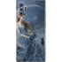 Fairy with Black Cat Sitting on Moon by Nene Thomas Galaxy Note 10 Plus Skin