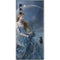 Fairy with Black Cat Sitting on Moon by Nene Thomas Galaxy Note 10 Skin