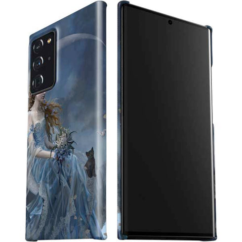 Fairy with Black Cat Sitting on Moon by Nene Thomas Galaxy Note20 Ultra 5G Lite Case