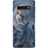 Fairy with Black Cat Sitting on Moon by Nene Thomas Galaxy S10 Skin