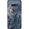 Fairy with Black Cat Sitting on Moon by Nene Thomas Galaxy S10e Skin