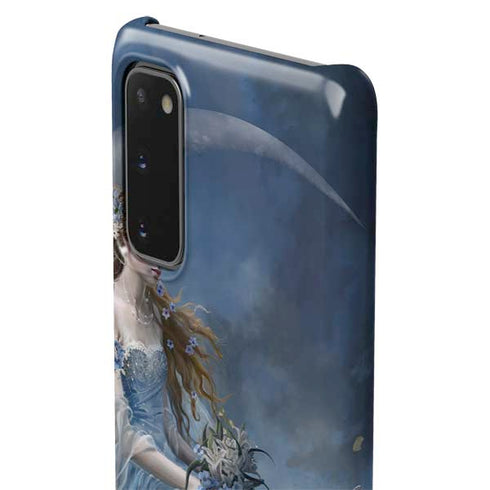 Fairy with Black Cat Sitting on Moon by Nene Thomas Galaxy S20 Lite Case