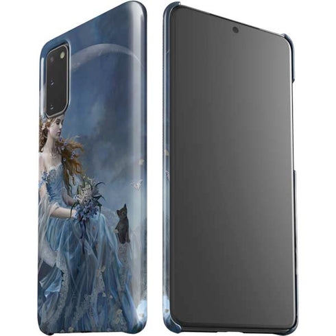 Fairy with Black Cat Sitting on Moon by Nene Thomas Galaxy S20 Lite Case