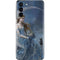 Fairy with Black Cat Sitting on Moon by Nene Thomas Galaxy S21 5G Skin