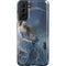 Fairy with Black Cat Sitting on Moon by Nene Thomas Galaxy S21 Plus 5G Pro Case