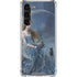 Fairy with Black Cat Sitting on Moon by Nene Thomas Galaxy S23 Plus Clear Case