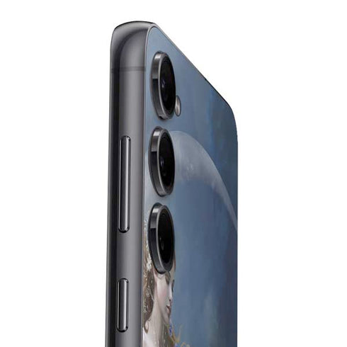 Fairy with Black Cat Sitting on Moon by Nene Thomas Galaxy S23 Skin