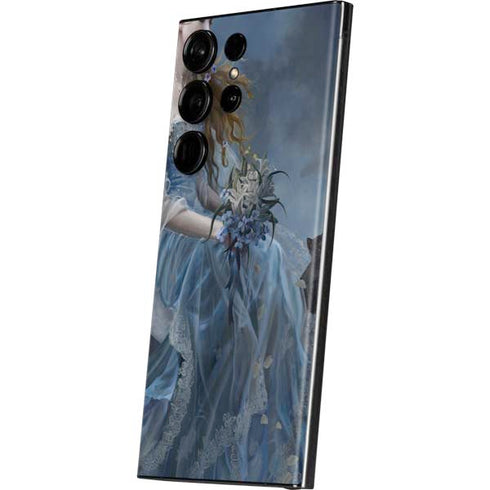 Fairy with Black Cat Sitting on Moon by Nene Thomas Galaxy S23 Ultra Skin