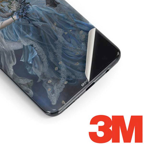 Fairy with Black Cat Sitting on Moon by Nene Thomas Galaxy S9 Plus Skin