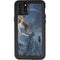 Fairy with Black Cat Sitting on Moon by Nene Thomas iPhone 11 Pro Max Waterproof Case