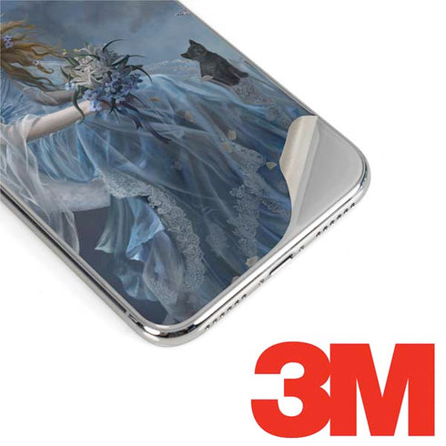 Fairy with Black Cat Sitting on Moon by Nene Thomas iPhone 11 Pro Skin