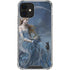 Fairy with Black Cat Sitting on Moon by Nene Thomas iPhone 12 Clear Case