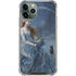Fairy with Black Cat Sitting on Moon by Nene Thomas iPhone 12 Pro Max Clear Case