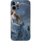 Fairy with Black Cat Sitting on Moon by Nene Thomas iPhone 12 Pro Skin