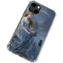 Fairy with Black Cat Sitting on Moon by Nene Thomas iPhone 13 Clear Case