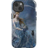 Fairy with Black Cat Sitting on Moon by Nene Thomas iPhone 13 Impact Case