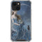 Fairy with Black Cat Sitting on Moon by Nene Thomas iPhone 13 Mini Clear Case