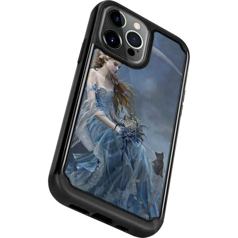 Fairy with Black Cat Sitting on Moon by Nene Thomas iPhone 13 Pro Cargo Case