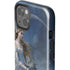 Fairy with Black Cat Sitting on Moon by Nene Thomas iPhone 15 Plus Impact Case