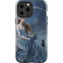 Fairy with Black Cat Sitting on Moon by Nene Thomas iPhone 15 Pro Max Impact Case