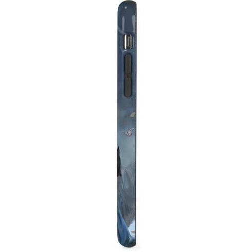 Fairy with Black Cat Sitting on Moon by Nene Thomas iPhone XR Pro Case