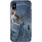 Fairy with Black Cat Sitting on Moon by Nene Thomas iPhone XS Pro Case