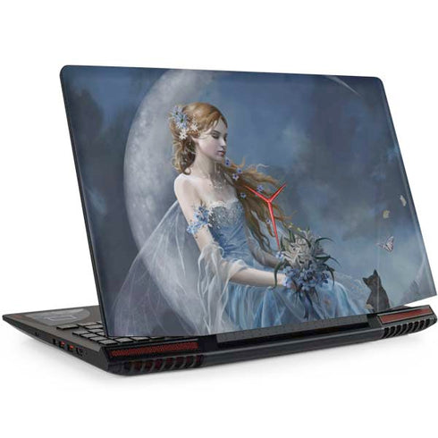 Fairy with Black Cat Sitting on Moon by Nene Thomas Legion Y720 Skin