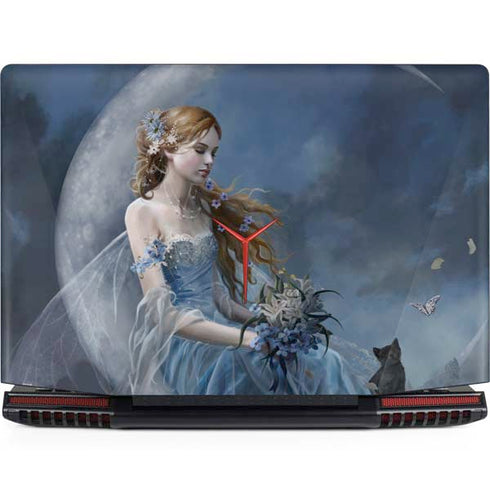 Fairy with Black Cat Sitting on Moon by Nene Thomas Legion Y720 Skin