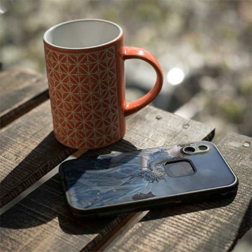 Fairy with Black Cat Sitting on Moon by Nene Thomas LifeProof Fre iPhone Skin