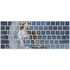 Fairy with Black Cat Sitting on Moon by Nene Thomas Magic Keyboard Skin