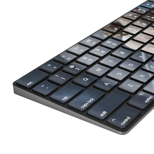 Fairy with Black Cat Sitting on Moon by Nene Thomas Magic Keyboard with Numeric Keypad Skin