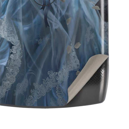 Fairy with Black Cat Sitting on Moon by Nene Thomas Motorola RAZR Skin