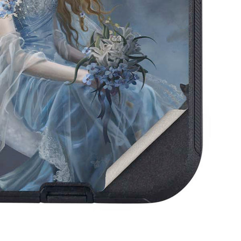 Fairy with Black Cat Sitting on Moon by Nene Thomas Otterbox Defender iPhone Skin