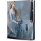 Fairy with Black Cat Sitting on Moon by Nene Thomas Playstation 3 & PS3 Slim Skin