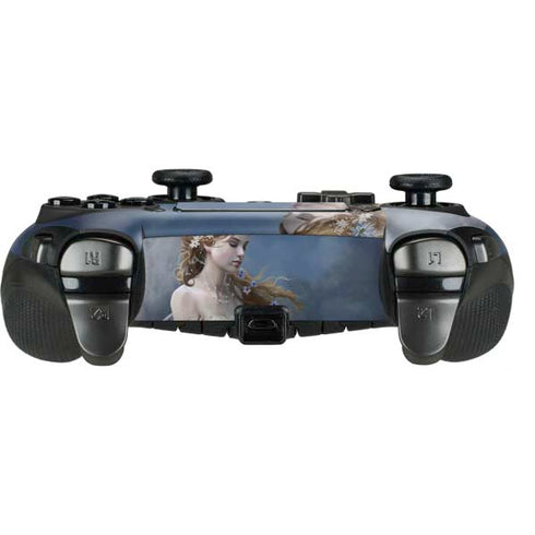 Fairy with Black Cat Sitting on Moon by Nene Thomas PlayStation Scuf Vantage 2 Controller Skin